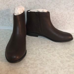 Dark brown ankle boots